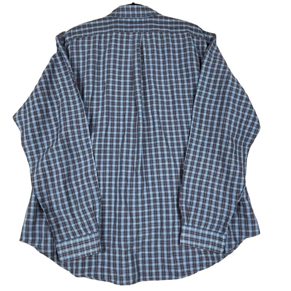 Polo Ralph Lauren Mens Linen Blend Plaid Button Down Classic Shirt Sz XXL - Picture 2 of 16